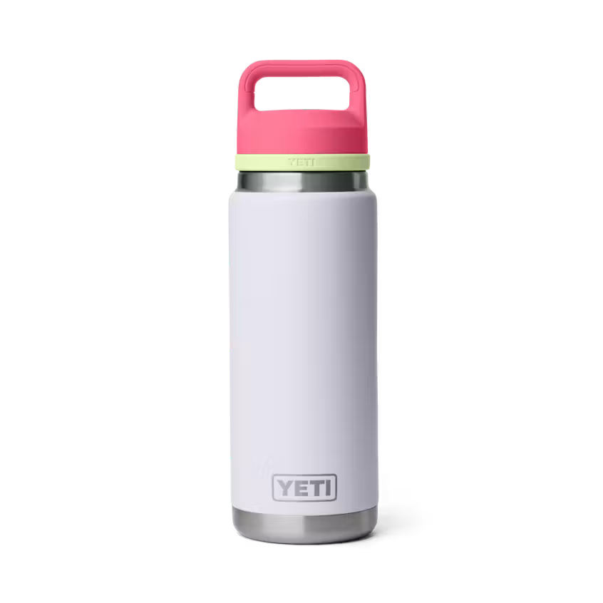 YETI- 26oz Chug Bottle in Mist/Pink/Grasshopper