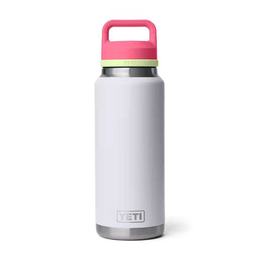 YETI- 36oz Chug Bottle in Mist/Pink/Grasshopper