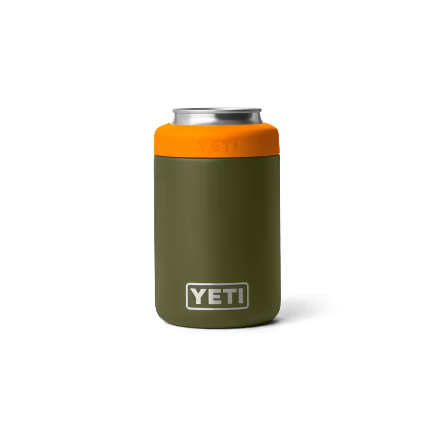 YETI- Colster 2.0 in Olive/King Crab Orange