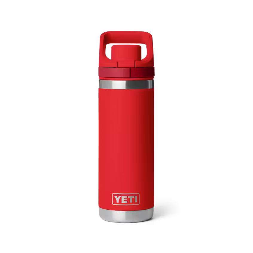 YETI- 18oz Flip Chug Bottle in Rescue Red