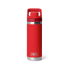 YETI- 18oz Flip Chug Bottle in Rescue Red