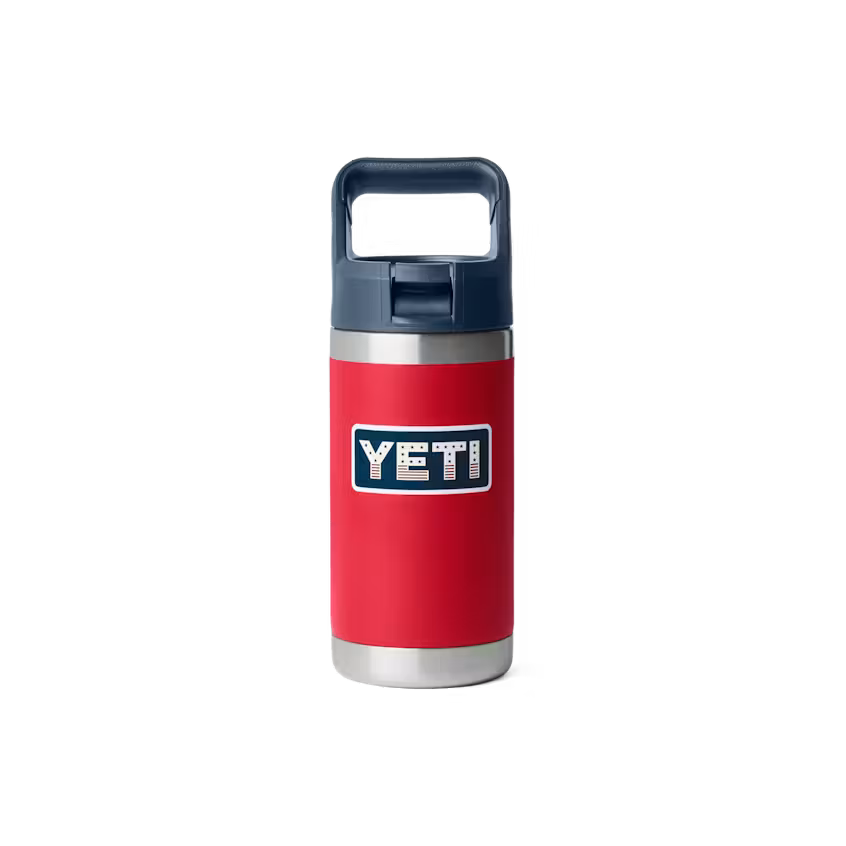 YETI- 12oz Jr Kids Bottle in Red/Navy/Badge