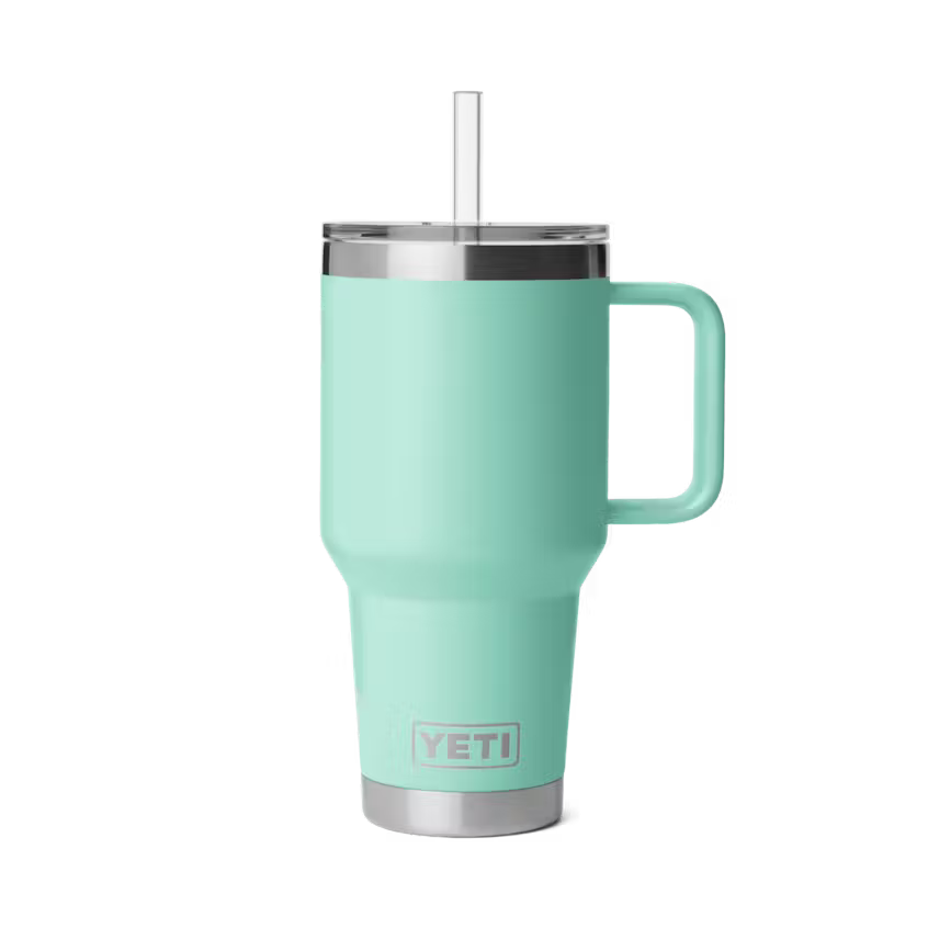 YETI- 35oz Straw Mug 2.0 in Seafoam