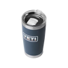 YETI- 20oz Tumbler in Navy/Badge