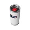 YETI- 20oz Tumbler in White/Badge