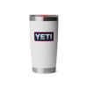 YETI- 20oz Tumbler in White/Badge