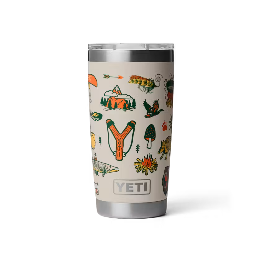 YETI- 20oz Tumbler in Cape Summer Camp