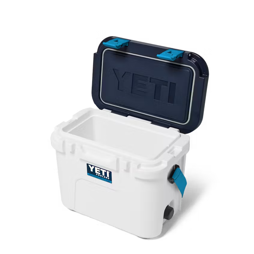 YETI- Roadie 15 Hard Cooler in White/Blue