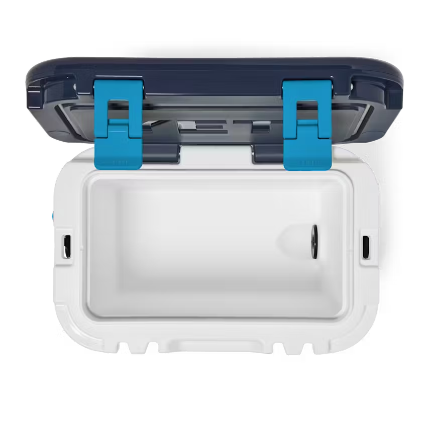 YETI- Roadie 15 Hard Cooler in White/Blue