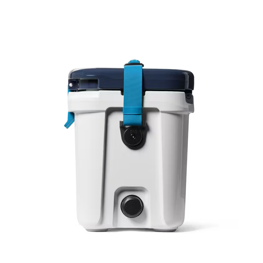 YETI- Roadie 15 Hard Cooler in White/Blue
