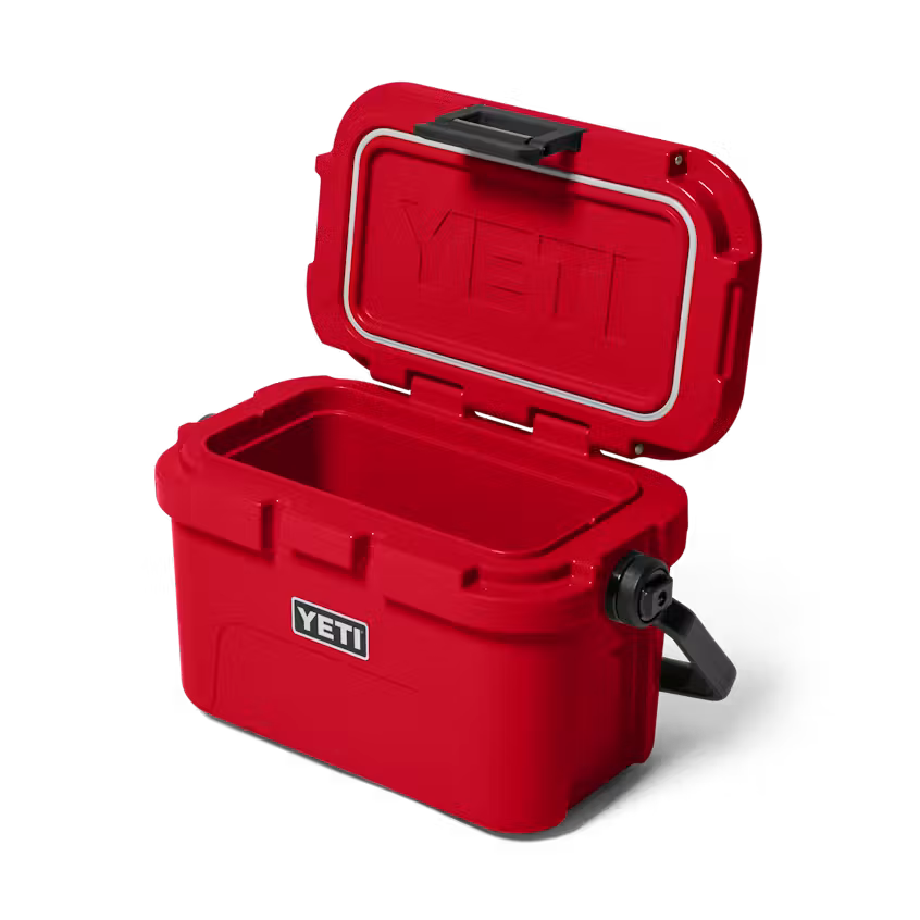 YETI- Roadie 8 Hard Cooler in Rescue Red
