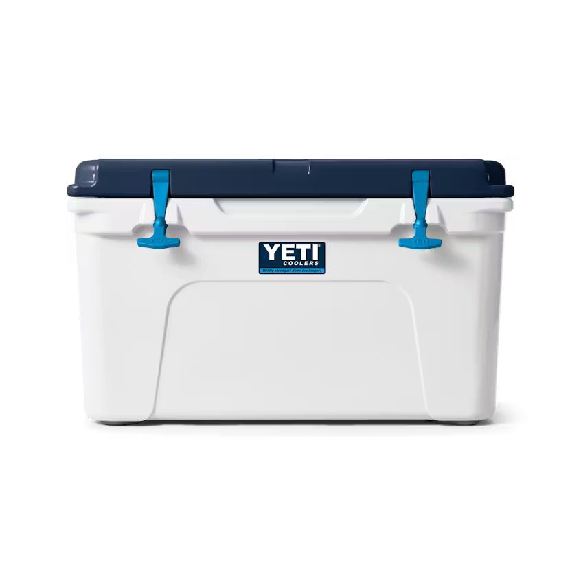 YETI- Tundra 45 Hard Cooler in White/Blue