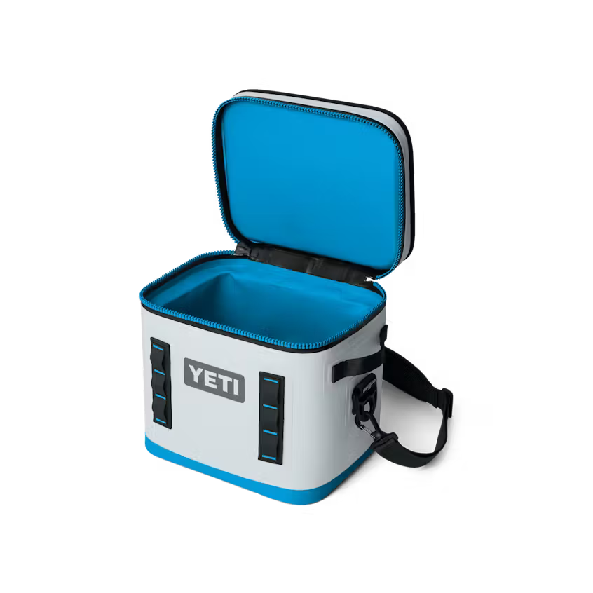 YETI- Hopper Flip 12 Soft Cooler in Fog Gray/Blue
