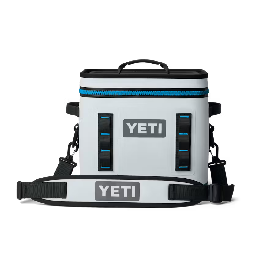 YETI- Hopper Flip 12 Soft Cooler in Fog Gray/Blue