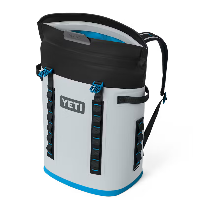 YETI- Hopper M20 Backpack Cooler in Fog Gray/Blue