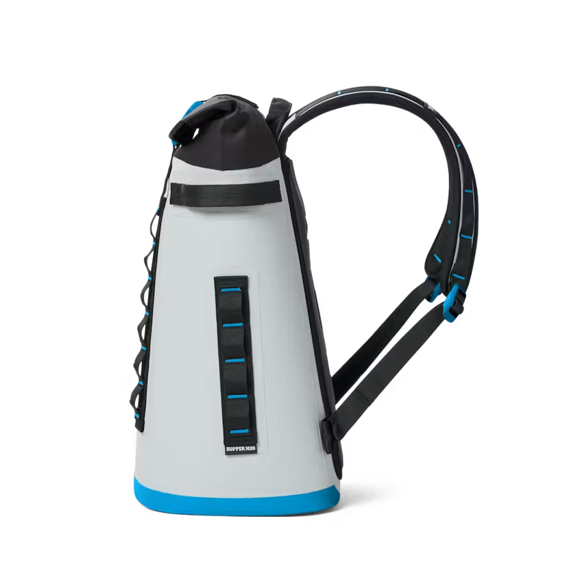 YETI- Hopper M20 Backpack Cooler in Fog Gray/Blue