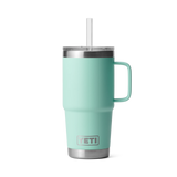 YETI- Rambler 25oz Straw Mug Seafoam
