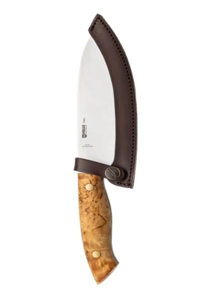 Helle Knives: Eggen - 4 Hunting Knife - Curly Birch - 12C27