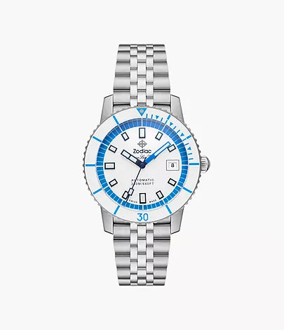 ZODIAC- Super Sea Wolf Compression Automatic Stainless Steel Watch