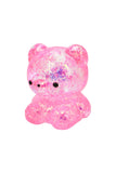 Jelly Bear Glittery Squishy