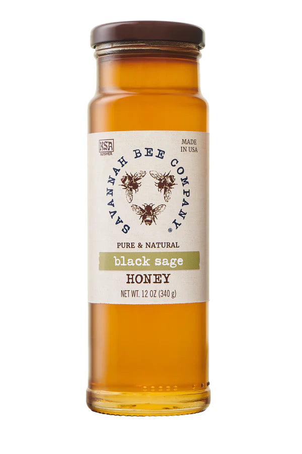 SAVANNAH BEE- Black Sage Honey (12oz)