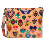 Downtown Crossbody, Peach