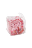 Glittery Seashell Ocean Squishy Cube