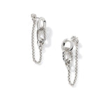 JON HARDY- Remix Drop Link Earrings