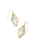 KENDRA SCOTT- Abbie Gold Drop Earrings in Dichroic Glass