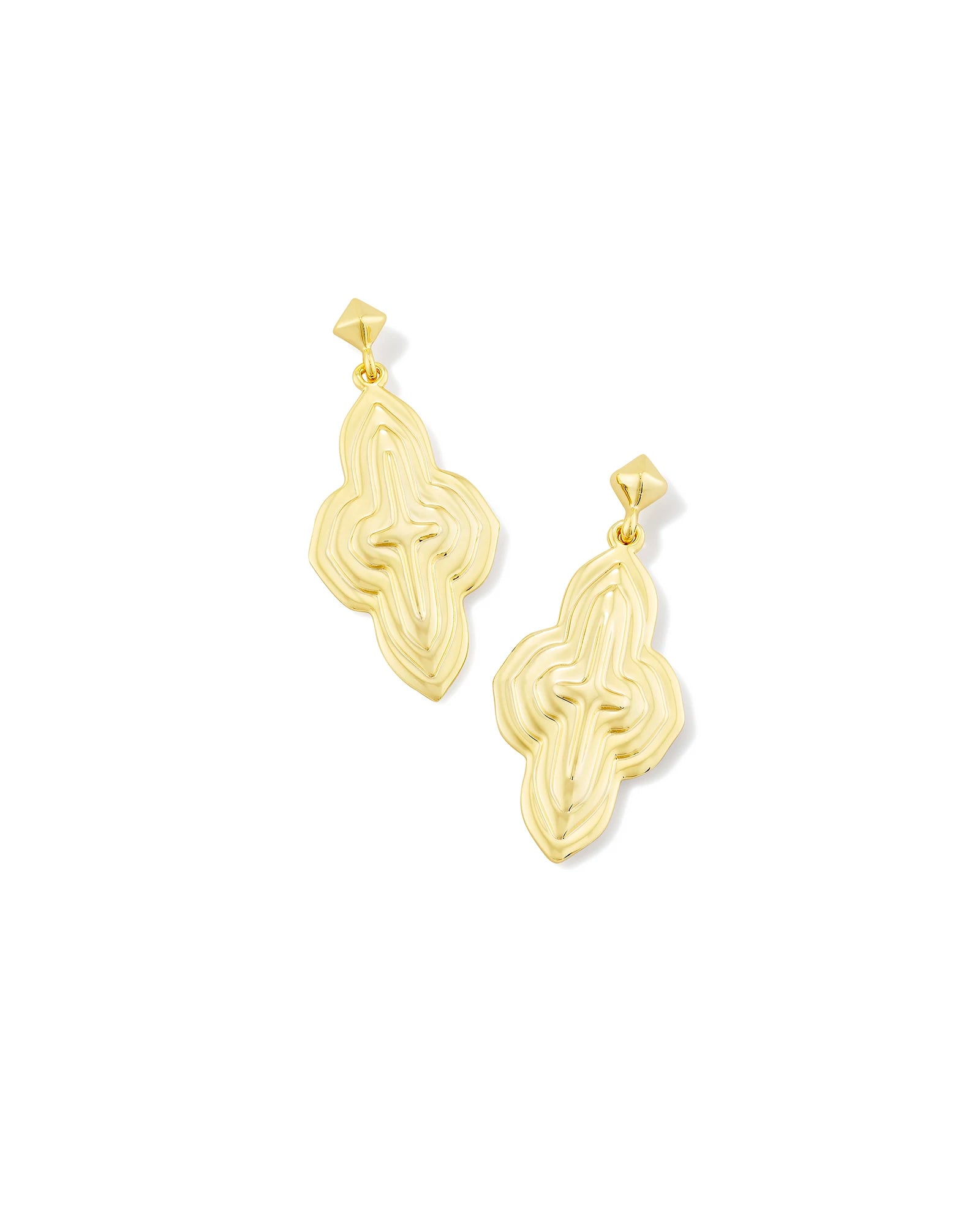 KENDRA SCOTT- Abbie Drop Earrings in Gold Metal