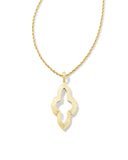 KENDRA SCOTT- Abbie Small Long Pendant Necklace in Mixed Metal