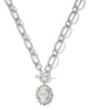 KENDRA SCOTT- Abuelita Link Chain Necklace in Rhodium Metal