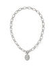 KENDRA SCOTT- Abuelita Link Chain Necklace in Rhodium Metal