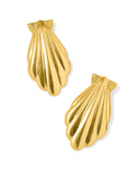 KENDRA SCOTT- Alexa Vintage Gold Metal Statement Earrings