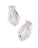 KENDRA SCOTT- Alexa Vintage Silver Metal Statement Earrings