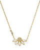 KENDRA SCOTT- Anya Flower Pendant Necklace in Gold Ivory Mix