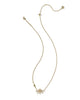 KENDRA SCOTT- Anya Flower Pendant Necklace in Gold Ivory Mix