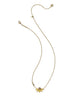 KENDRA SCOTT- Anya Flower Pendant Necklace in Gold Yellow Mix