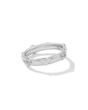 KENDRA SCOTT- Beatrix Band Ring in Silver
