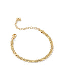 KENDRA SCOTT- Brielle Chain Bracelet in Gold Metal