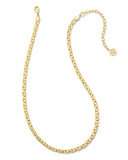 KENDRA SCOTT- Brielle Chain Necklace Gold Metal