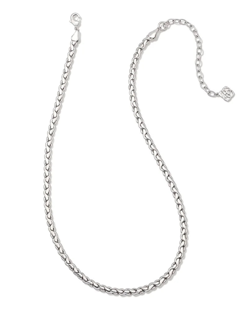 KENDRA SCOTT- Brielle Chain Necklace in Rhodium