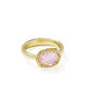 KENDRA SCOTT- Daphne Frame Band Ring in Gold Light Pink Mother of Pearl