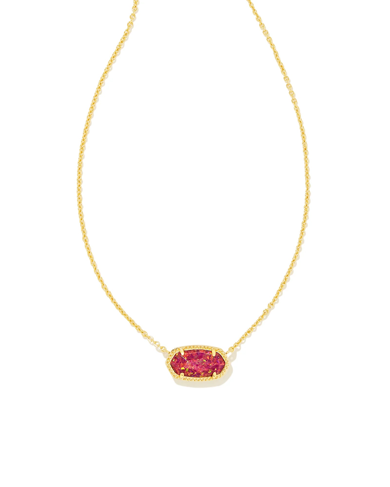 Kendra Scott Elisa Gold Pendant Necklace in Spice Drusy – Specialty Design  Company
