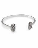 KENDRA SCOTT- Elton Rhodium Bracelet in Platinum Drusy