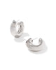 KENDRA SCOTT- Embry Hoop Earring in Rhodium Metal