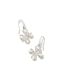 KENDRA SCOTT- Everleigh Silver Pearl Drop Earrings in White Pearl