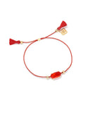 KENDRA SCOTT- Everlyne Frienship Bracelet Gold Red Illusion