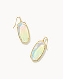 KENDRA SCOTT- Faceted Elle Drop Earring in Gold Opalite Illusion