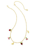 KENDRA SCOTT- Fruit Gold Strand Necklace in Multi Mix